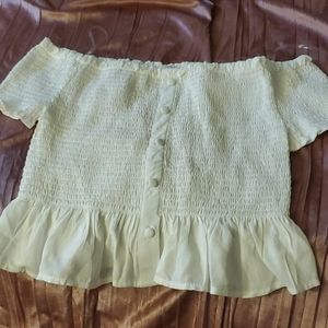 Off the shoulder shirt